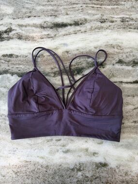 lululemon athletica Plum Strappy Light-Support Bralette